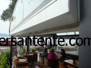 Raylı Şeffaf Kapatma