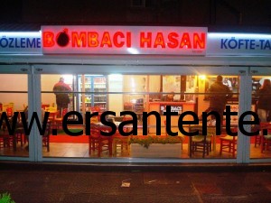 cafe raylı tente